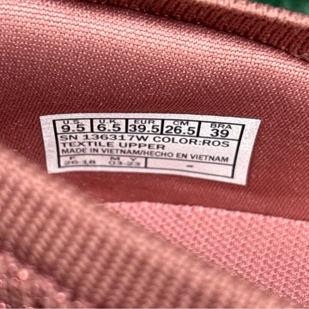 NEW Skechers Gogo Mat Step Lite Womens Size 9.5 WIDE Pink Glitter 136317W - Picture 9 of 10